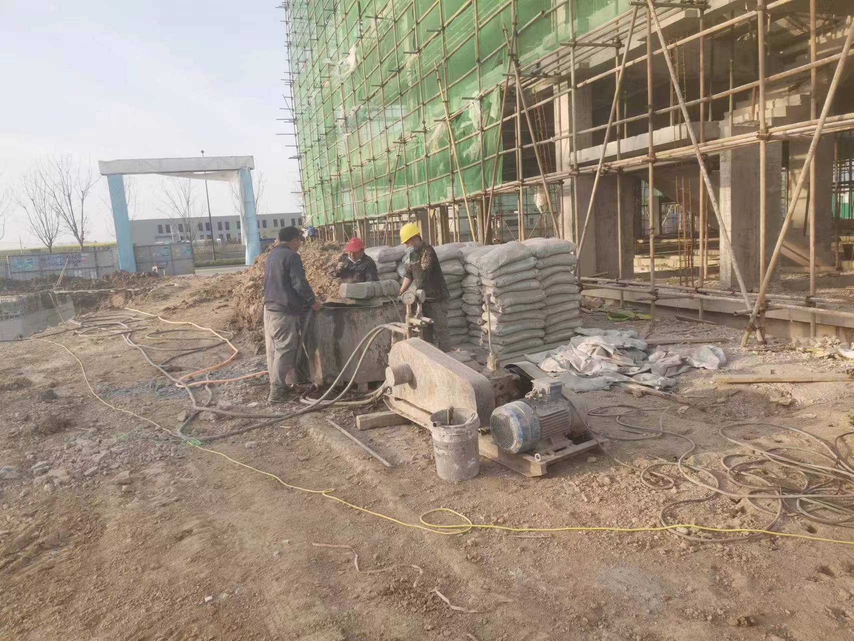 汉川别墅下沉注浆